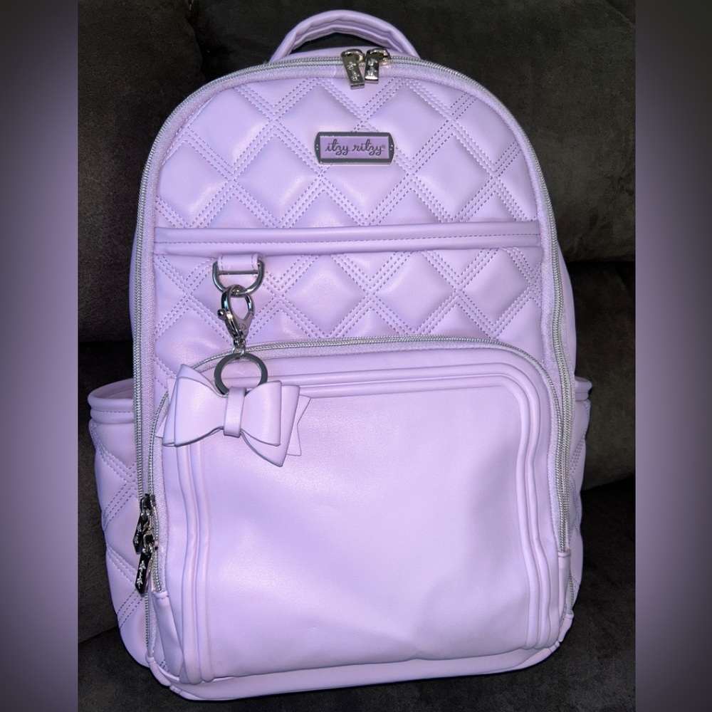 Itzy ritzy Lavander boss Diaper backpack